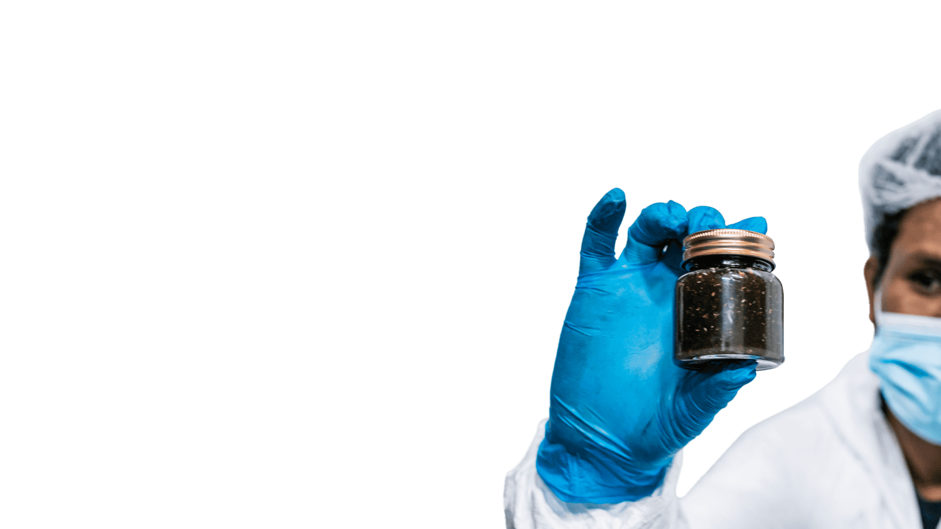 Cancerogenic toxins from contaminated suits in a jar